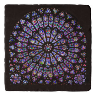Notre Dame Cathedral Paris Rose Window Trivet