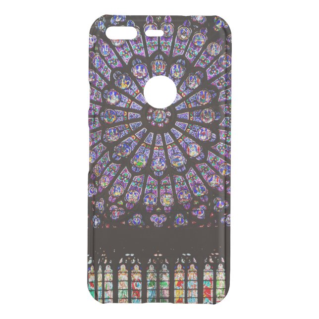 Notre Dame Cathedral Paris Rose Window Uncommon Google Pixel Case (Back)