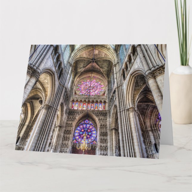 Notre Dame Cathedral Reims  Card (Front)