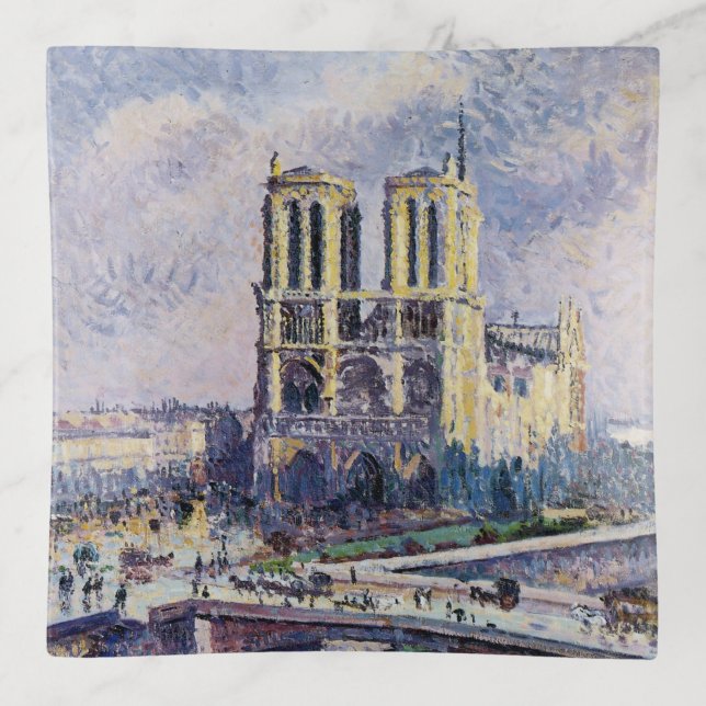 Notre Dame Cathedral Trinket Tray (Front)