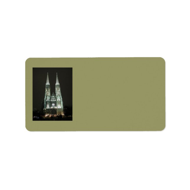 Notre Dame Church Address Label (Front)