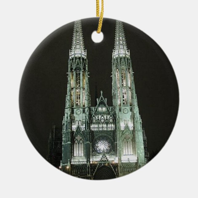 Notre Dame Church Ornament (Front)