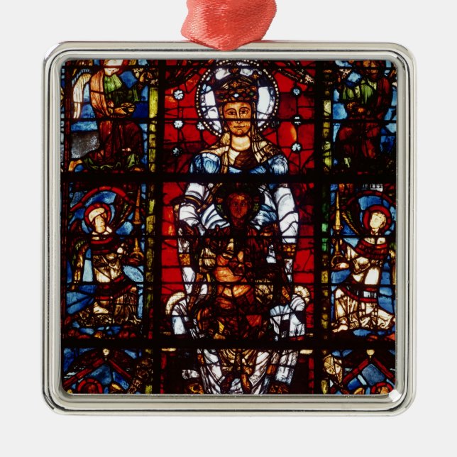 Notre-Dame de la Belle Verriere Metal Ornament (Front)