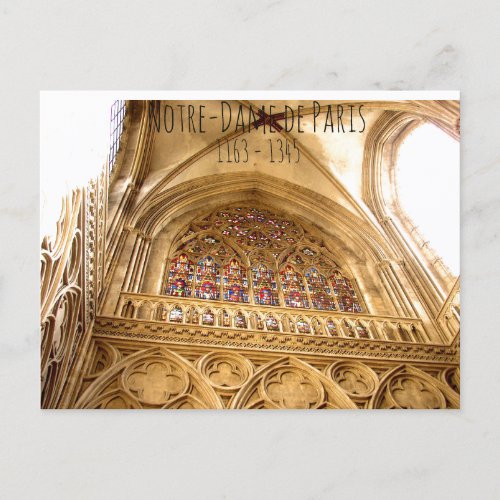 Notre_Dame de Paris 1163_1345 Postcard