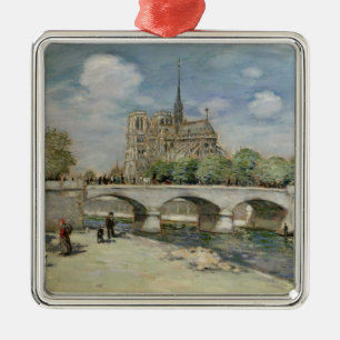 Notre Dame de Paris, c.1900 Metal Ornament