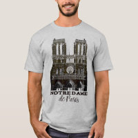 Notre-Dame de Paris Cathedral Souvenir T-Shirt