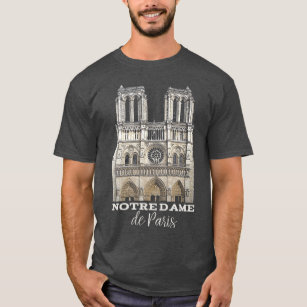 Notre-Dame de Paris Cathedral Souvenir T-Shirt