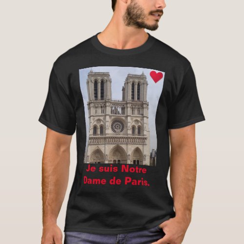 Notre Dame de Paris Cathedral T_Shirt