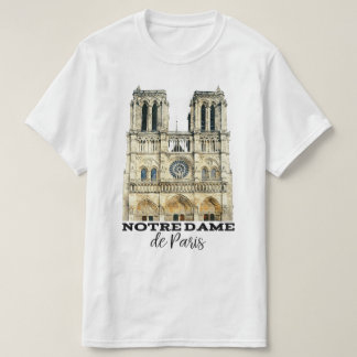 Notre-Dame de Paris France Cathedral Souvenir T-Shirt