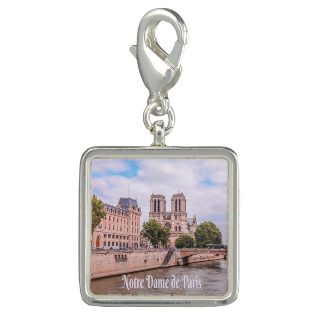 Notre Dame de Paris France Catholic cathedral Charm (Front)