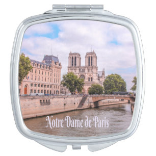 Notre Dame de Paris France Catholic cathedral Compact Mirror