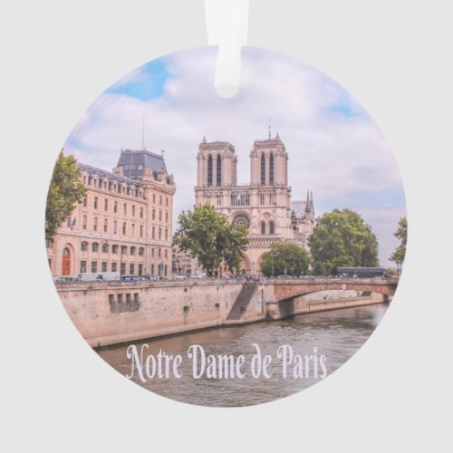 Notre Dame de Paris France Catholic cathedral Ornament