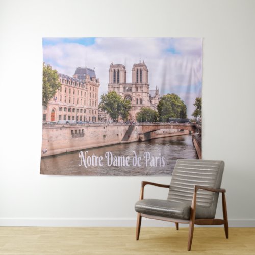 Notre Dame de Paris France Catholic cathedral Tapestry