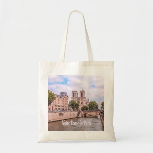 Notre Dame de Paris France Catholic cathedral Tote Bag