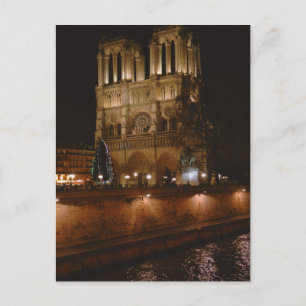 Notre Dame De Paris Holiday Postcard
