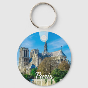 Notre Dame de Paris in France Keychain