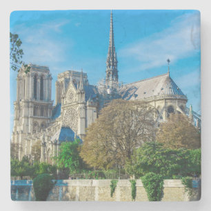 Notre Dame de Paris in France Stone Coaster