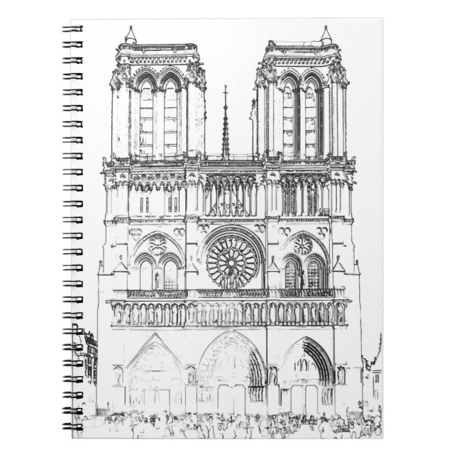 Notre Dame de Paris Notebook (Front)