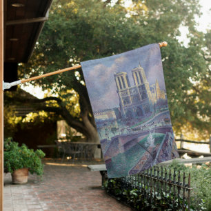 Notre-Dame de Paris (Parisian Cathedral, France) House Flag