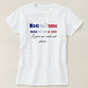 Notre-Dame de Paris Remembrance Day T-Shirt