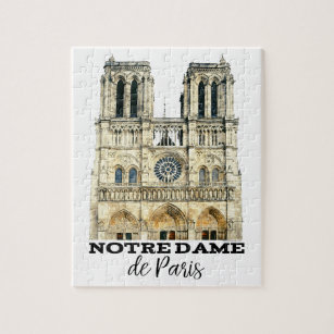 Notre Dame Cathedral Jigsaw Puzzles Zazzle