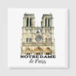 Notre-Dame de Paris Souvenir France Cathedral Magnet