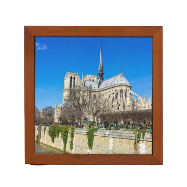 Notre Dame De Paris - Sunny Day Desk Organizer (Front)