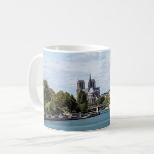 Notre Dame de Paris view from Pont d'Austerlitz Coffee Mug