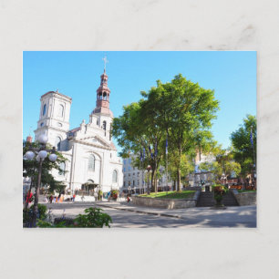 Notre Dame de Quebec Basilica Cathedral Postcard