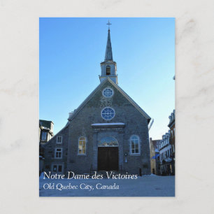 Notre Dame des Victoires, Old Quebec City, Canada Postcard