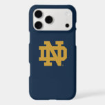 Notre Dame | Emblem Logo iPhone 17 Pro Max Case<br><div class="desc">Show off your University of Notre Dame spirit with this great phone case! This design is officially licensed artwork approved by the University of Notre Dame. Hand-customized by our team in the San Francisco Bay Area,  CA.</div>