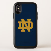 Notre Dame | Emblem Logo OtterBox Symmetry iPhone X Case