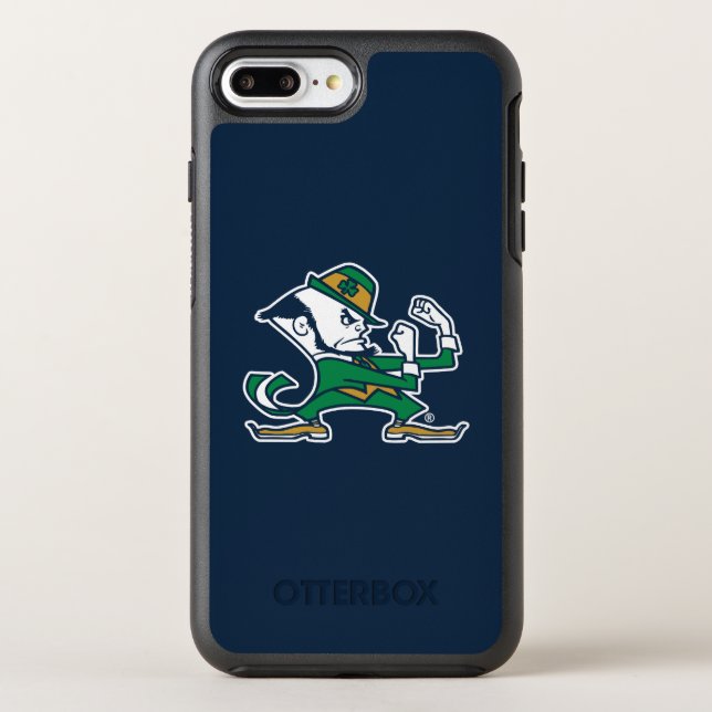 Notre Dame | Fighting Irish Leprechaun Logo Otterbox iPhone Case (Back)