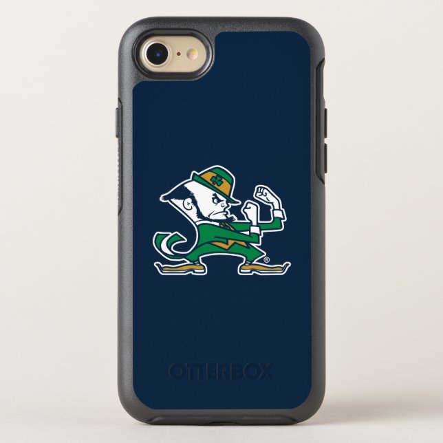 Notre Dame | Fighting Irish Leprechaun Logo Otterbox iPhone Case (Back)