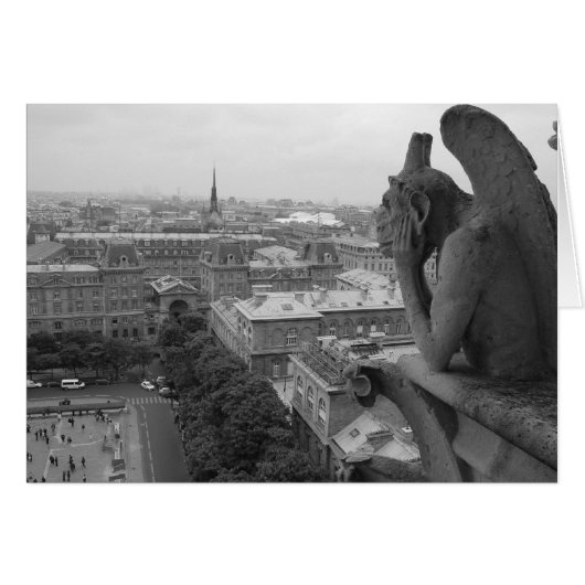 Notre Dame Gargoyle 2 Cards (Front Horizontal)
