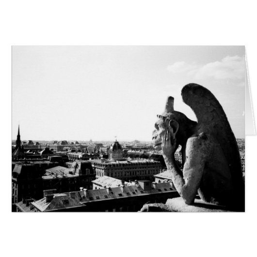 Notre Dame Gargoyle Cards (Front Horizontal)