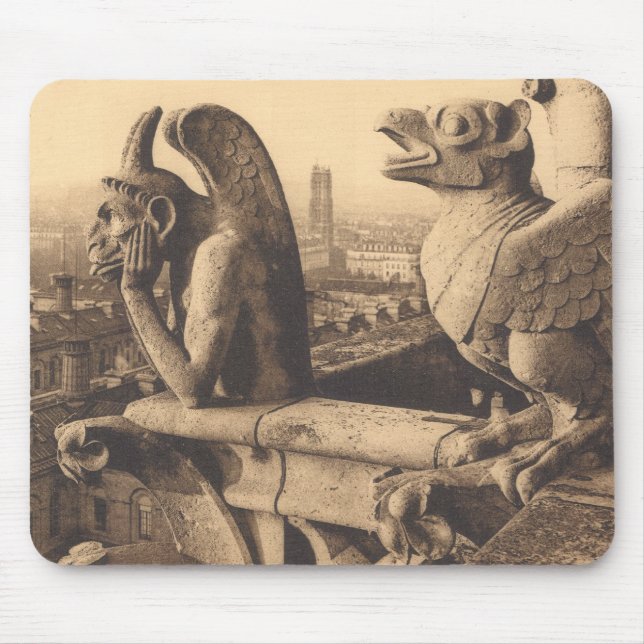 Notre Dame Gargoyle Mouse Pad (Front)