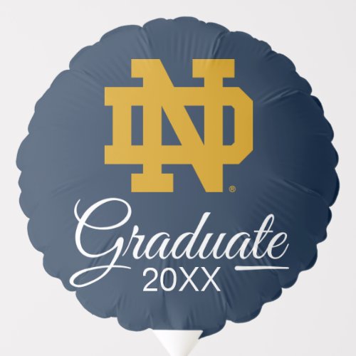 Notre Dame  Graduation Balloon