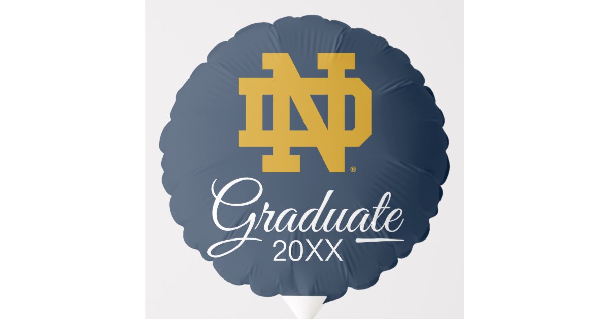 Notre Dame Graduation Balloon Zazzle