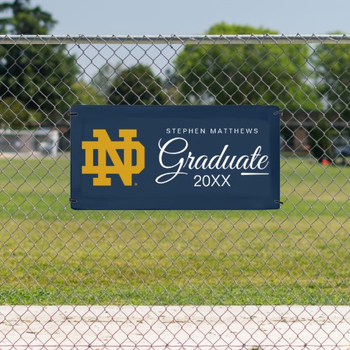 Notre Dame  Graduation Banner