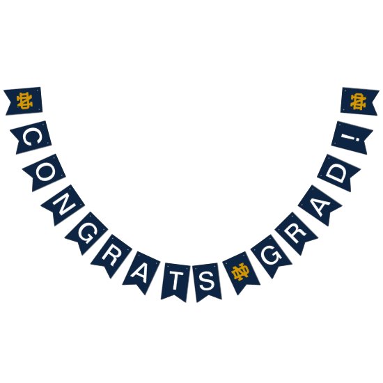 Notre Dame | Graduation Bunting Flags