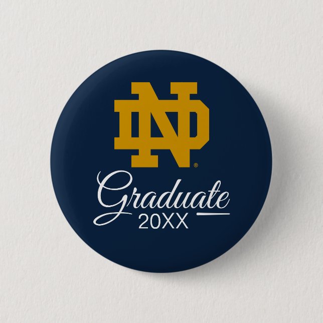 Notre Dame | Graduation Button (Front)