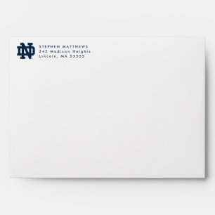 Notre Dame   Graduation Envelope