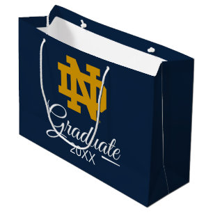 Notre Dame Graduation Large Gift Bag