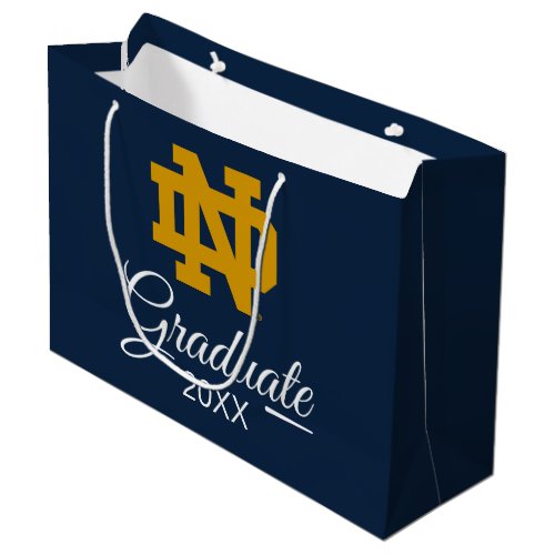 Notre Dame  Graduation Large Gift Bag