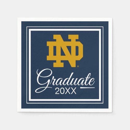Notre Dame  Graduation Napkins