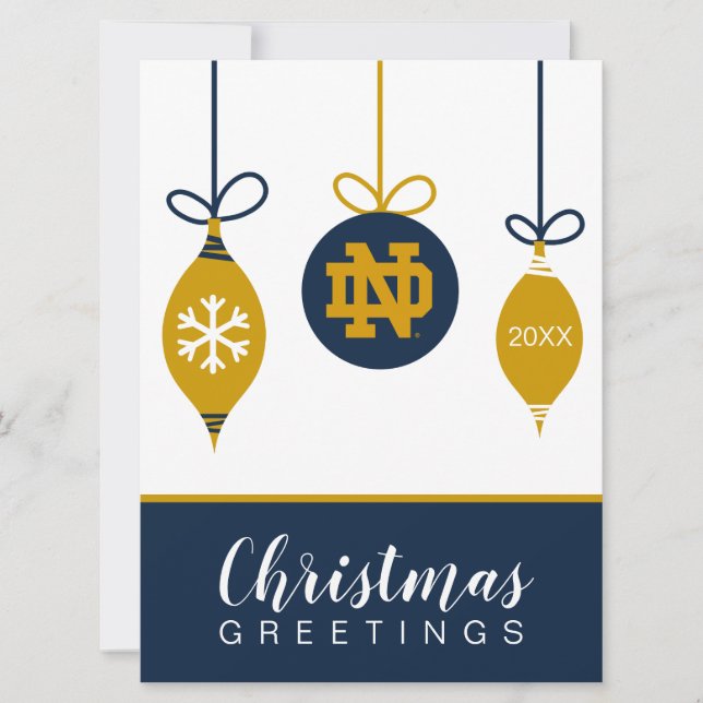 Notre Dame | Holiday Card (Front)