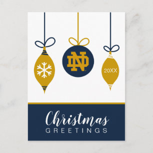 Notre Dame   Holiday Postcard