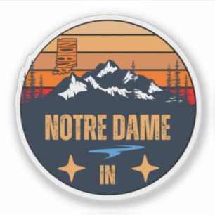 Notre Dame, Indiana Sticker