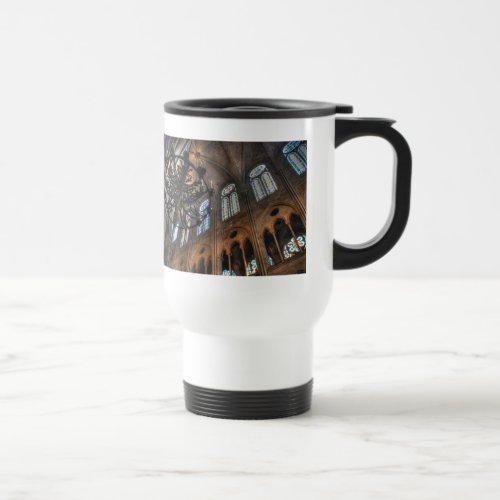 Notre Dame interior Travel Mug
